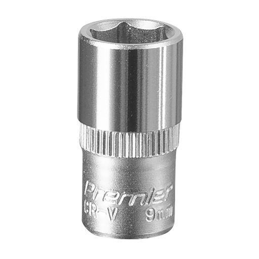 [S1409] Sealey Premier Socket 1/4"Sq Drive 9mm
