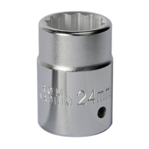 [S34/24] Sealey Premier Socket 3/4"Sq Drive 24mm