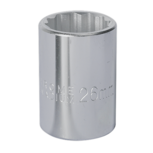 [S34/26] Sealey Premier Socket 3/4"Sq Drive 26mm
