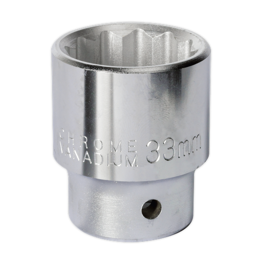 [S34/33] Sealey Premier Socket 3/4"Sq Drive 33mm
