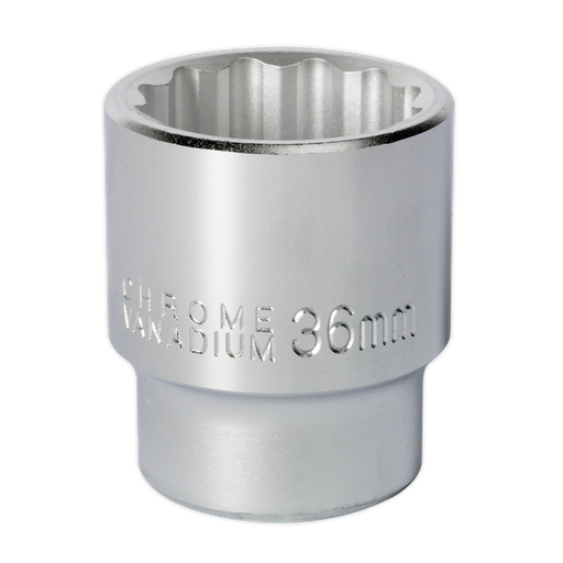 [S34/36] Sealey Premier Socket 3/4"Sq Drive 36mm