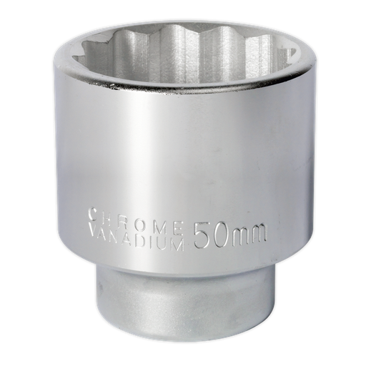 [S34/50] Sealey Premier Socket 3/4"Sq Drive 50mm