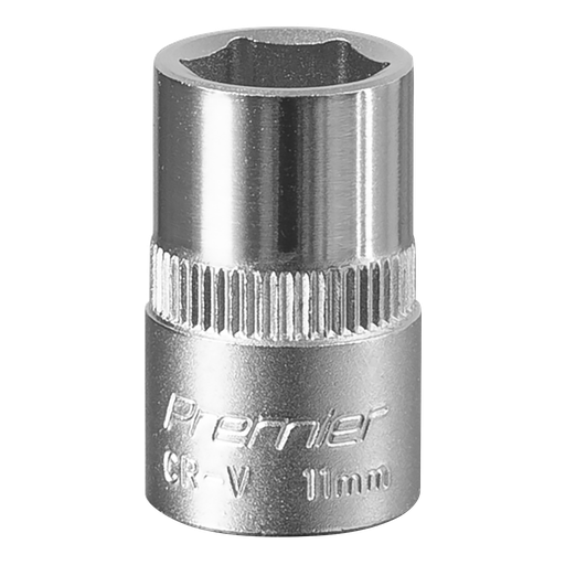 [S3811] Sealey Premier Socket 3/8"Sq Drive 11mm