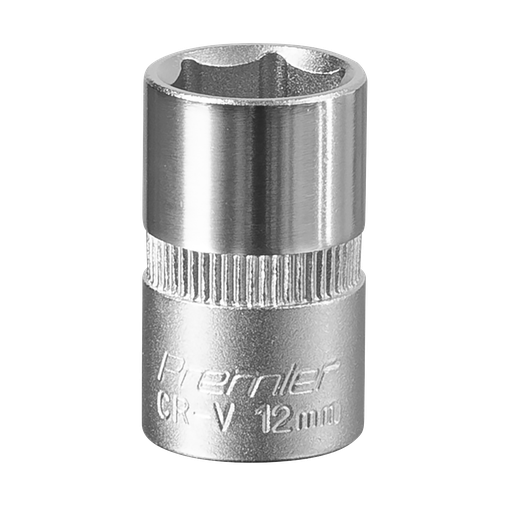 [S3812] Sealey Premier Socket 3/8"Sq Drive 12mm