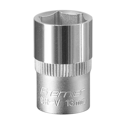 [S3813] Sealey Premier Socket 3/8"Sq Drive 13mm