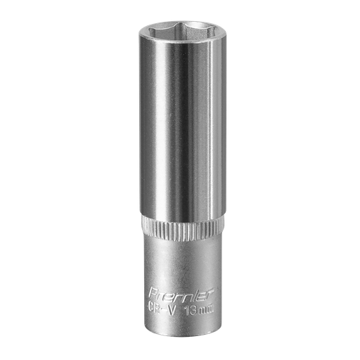 [S3813D] Sealey Premier Deep Socket 3/8"Sq Drive 13mm