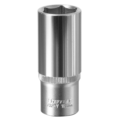 [S3819D] Sealey Premier Deep Socket 3/8"Sq Drive 19mm