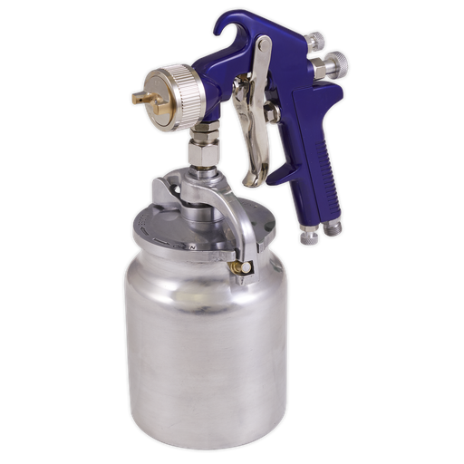 [S717] Sealey Suction Feed Spray Gun 1.7mm Set-Up