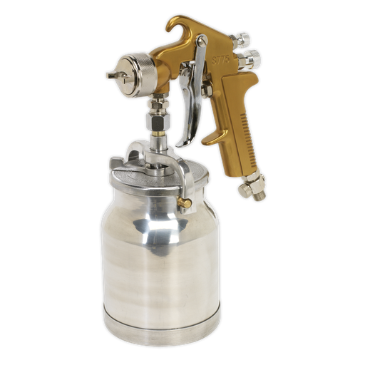 [S775] Sealey Siegen Suction Feed Spray Gun 1.7mm Set-Up