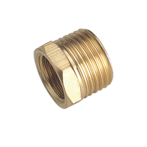 [SA1/1238F] Sealey Adaptor 1/2"BSPT Male to 3/8"BSP Female