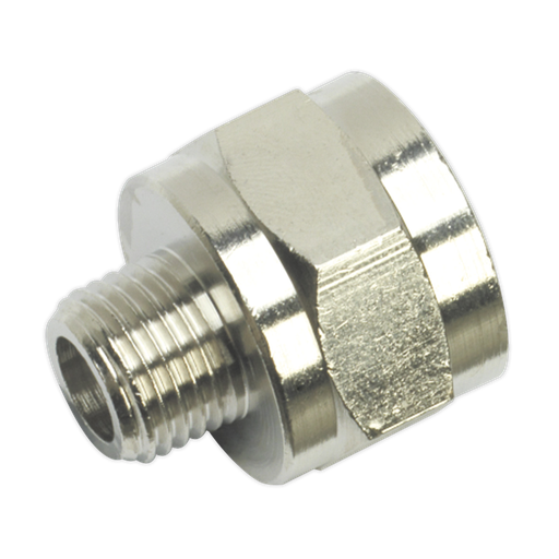 [SA1/1412F] Sealey Adaptor 1/4"BSPT Male to 1/2"BSP Female