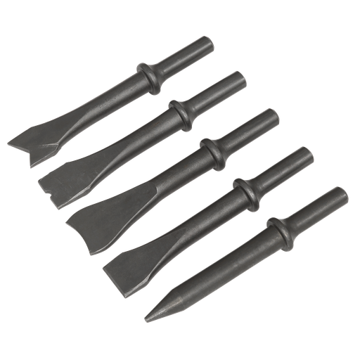 [SA12C] Sealey Air Hammer Chisel Set 120mm 5pc