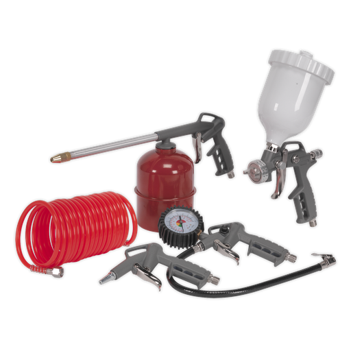 [SA33G] Sealey Air Accessory Kit 5pc