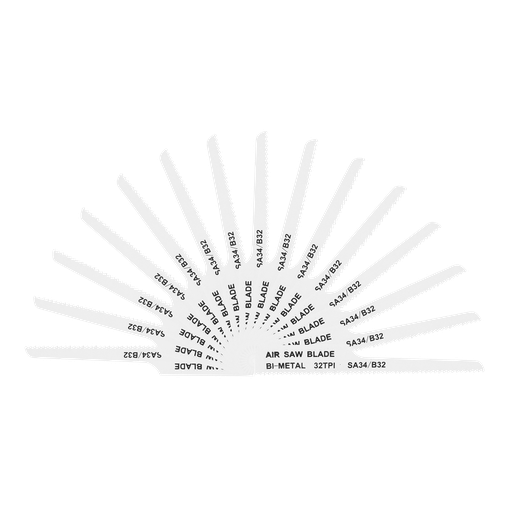 [SA34/B3215] Sealey 94.5mm HSS Air Saw Blade 32tpi - Pack of 15
