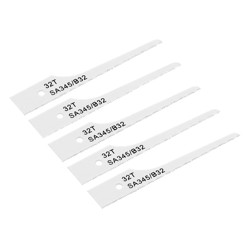 [SA345/B32] Sealey 74mm HSS Air Saw Blade 32tpi - Pack of 5
