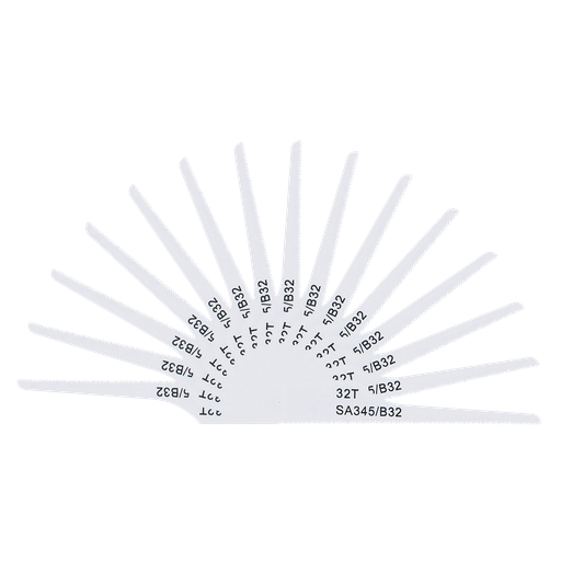 [SA345/B3215] 74mm HSS Air Saw Blade 32tpi - Pack of 15
