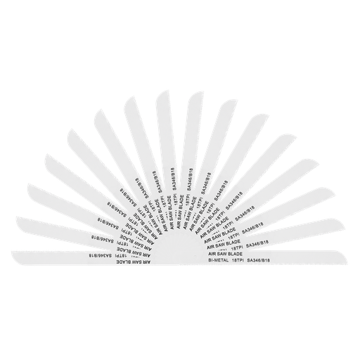 [SA346/B1815] Sealey 141mm HSS Air Saw Blade 18tpi - Pack of 15
