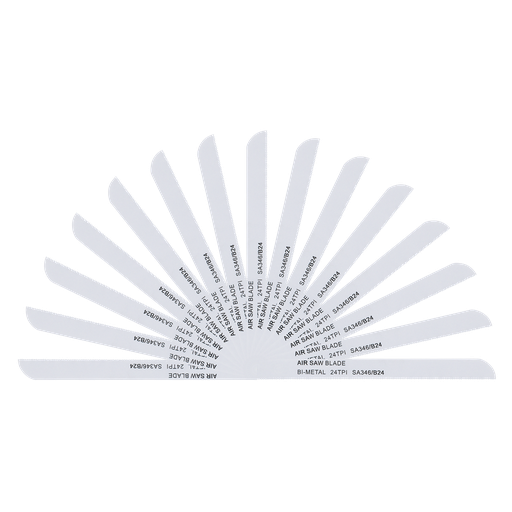 [SA346/B2415] 141mm HSS Air Saw Blade 24tpi - Pack of 15