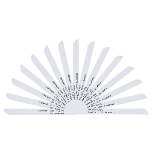 [SA346/B3215] Sealey 141mm HSS Air Saw Blade 32tpi - Pack of 15