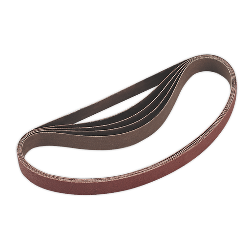 [SA355/B80G] Sealey 20 x 520mm Sanding Belt 80Grit - Pack of 5