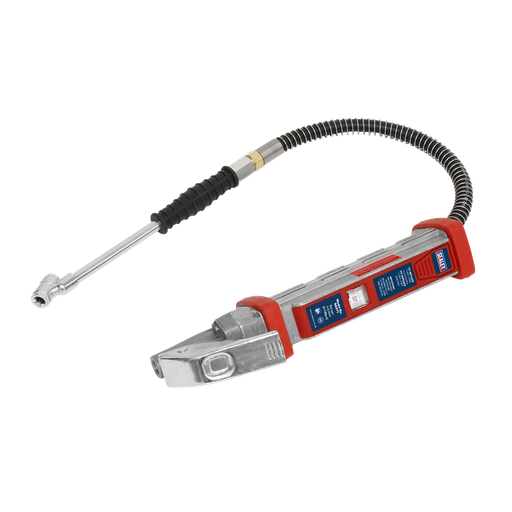 [SA371] Sealey Tyre Inflator with 0.5m Hose & Twin Push-On Connector
