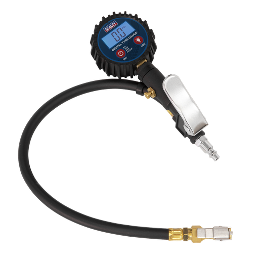 [SA400] Sealey Digital Tyre Inflator with Clip-On Connector