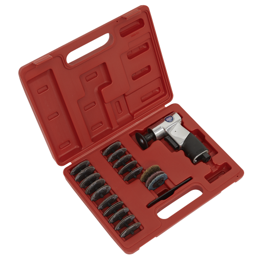 [SA720] Sealey Premier Air Mini Sander Kit 50mm 35pc