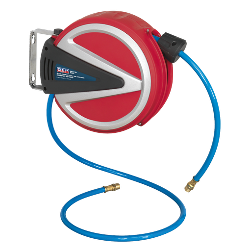 [SA811] Sealey 6.5m Retractable PU Air Hose Reel 6.5mm ID