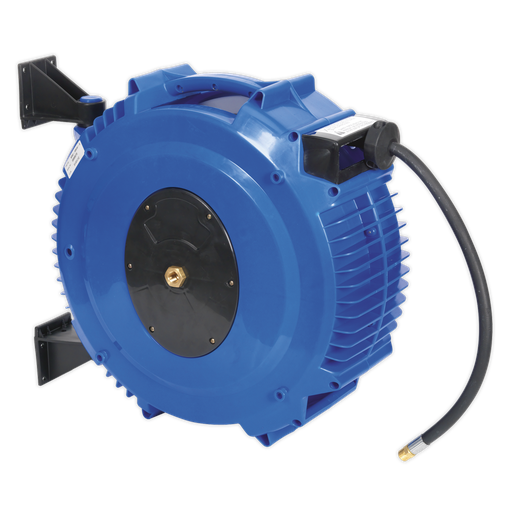 [SA88] Sealey 20m Retractable Rubber Air Hose Reel 10mm ID