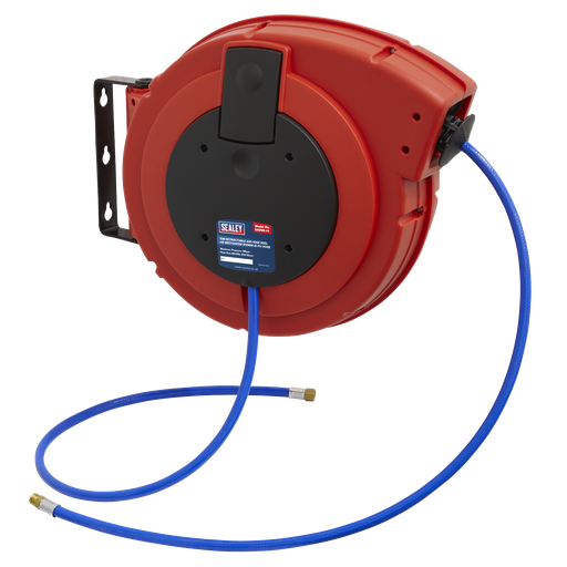 [SA895] Sealey 10m Retractable PU Air Hose Reel with HD Mechanism 10mm ID