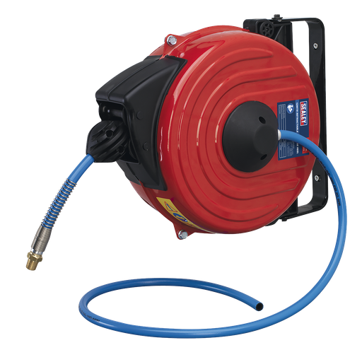 [SA90] Sealey 12m Retractable Air Hose Reel 8mm ID Polyurethane Hose