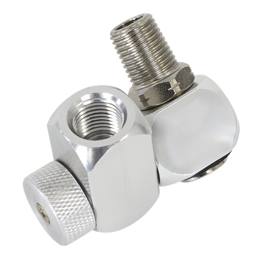 [SA900] Sealey Z-Swivel Air Hose Connector with Regulator 1/4"BSP