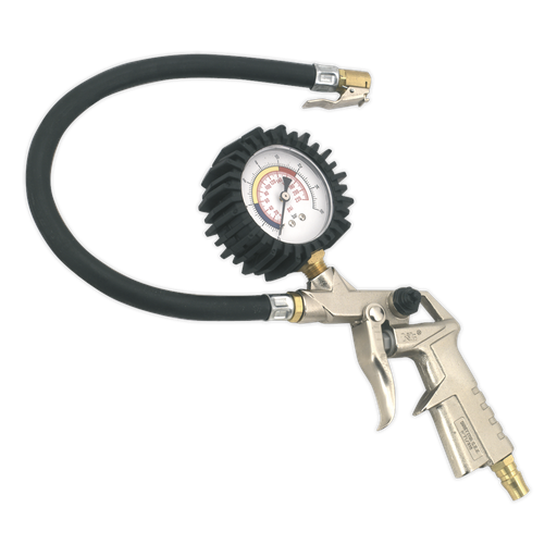 [SA924] Sealey Tyre Inflator with Clip-On Connector