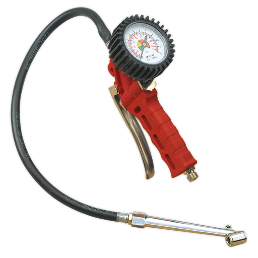 [SA9312] Sealey Tyre Inflator with Twin Push-On Connector