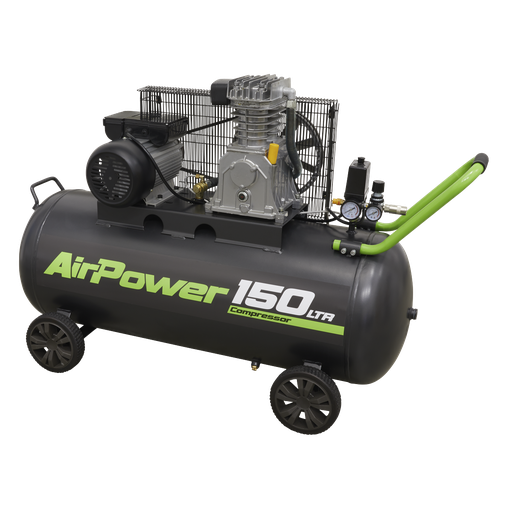 [SAC15030B] Sealey 150L Belt Drive Air Compressor 3hp