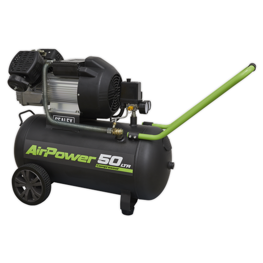 [SAC5030VE] Sealey 50L V-Twin Direct Drive Air Compressor 3hp