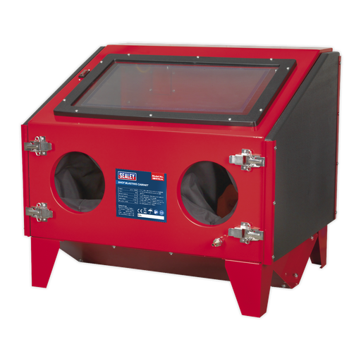[SB970] Sealey Shot Blasting Double Access Cabinet with Gun 695 x 580 x 625mm