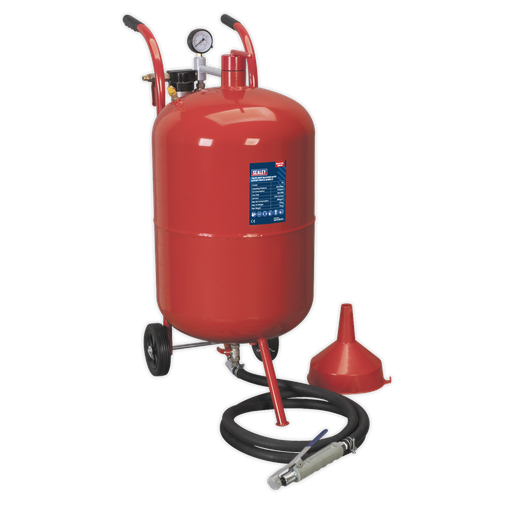 [SB998] Sealey Shot Blaster with Water Trap & Wheels 75L