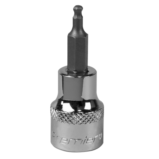 [SBBH001] Sealey Premier Ball-End Hex Socket Bit 3/8"Sq Drive 3mm