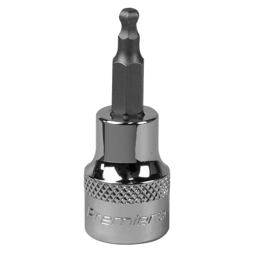 [SBBH002] Sealey Premier Ball-End Hex Socket Bit 3/8"Sq Drive 4mm