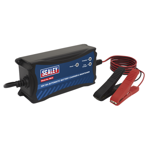 [SBC4] Sealey 12V Fully Automatic Battery Maintainer/Charger 4A