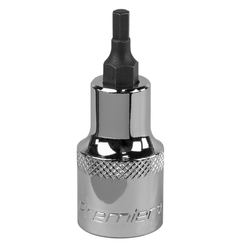[SBH016] Sealey Premier Hex Socket Bit 1/2"Sq Drive 4mm