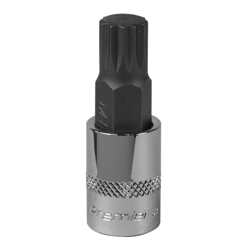 [SBS009] Sealey Premier Spline Socket Bit 3/8"Sq Drive M12