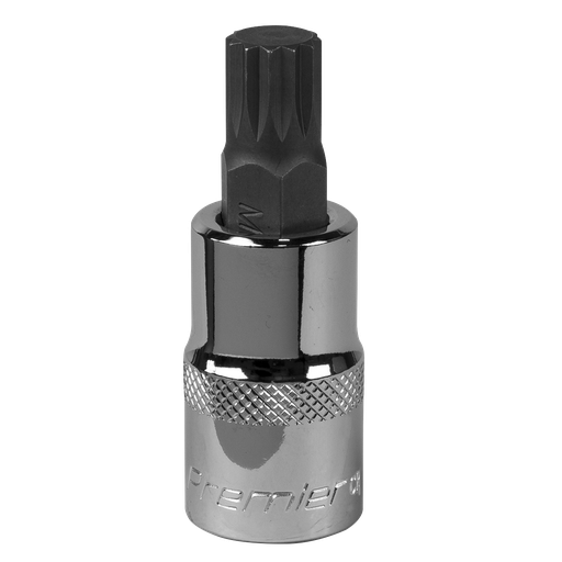 [SBS016] Sealey Premier Spline Socket Bit 1/2"Sq Drive M12