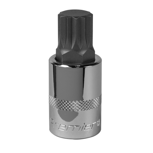[SBS019] Sealey Premier Spline Socket Bit 1/2"Sq Drive M18