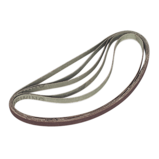 [SBS35/B100GN] Sealey 8 x 456mm Sanding Belt 100Grit - Pack of 5