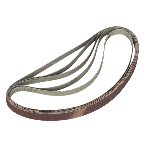 [SBS35/B120GW] Sealey 12 x 456mm Sanding Belt 120Grit - Pack of 5