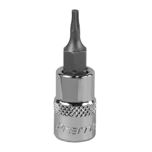 [SBT001] Sealey Premier TRX-Star* Socket Bit 1/4"Sq Drive T8