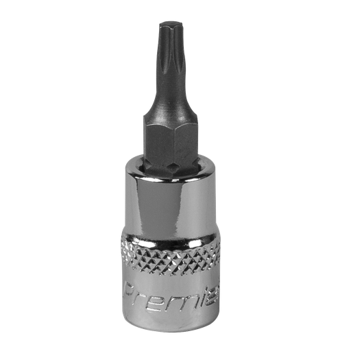 [SBT003] Sealey Premier TRX-Star* Socket Bit 1/4"Sq Drive T15