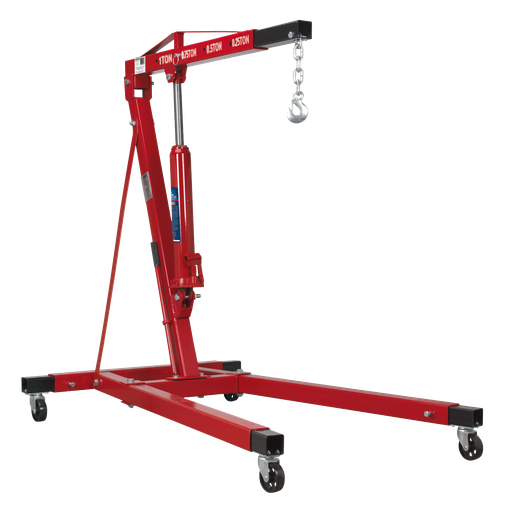 [SC10LR] Sealey Long Reach Engine Crane with Extendable Legs 1 Tonne